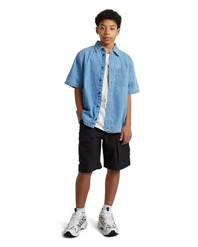 G-STAR ▫️ Alvi Shirt SS Camiseta para Crianças 3
