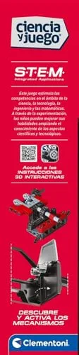 Clementoni ▫️ Mechanics - Jeep Recon - Mais de 200 peças para construir o todo-o-terreno elétrico - com 5 portas e sistema de direção de cremalheira - A partir dos 8 anos - 55622 3