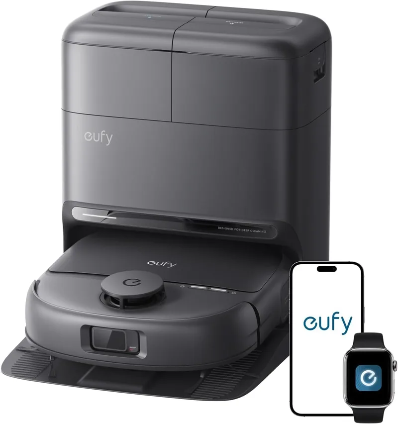 eufy ▫️ Robô aspirador e esfregador de chão C28 Omni, HydroJet 15 000 Pa