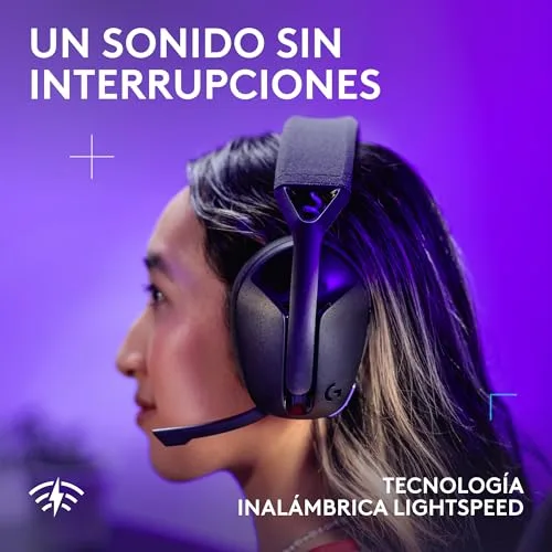Logitech G ▫️ G321 Lightspeed, Auscultadores sem fios Bluetooth para jogos 4