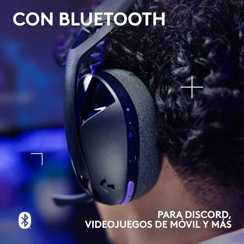 Logitech G ▫️ G321 Lightspeed, Auscultadores sem fios Bluetooth para jogos 5
