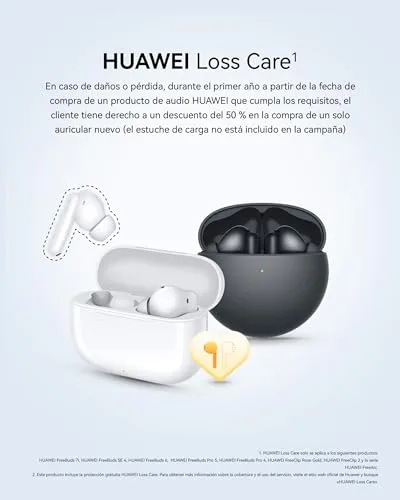 HUAWEI ▫️ Freebuds 7i, Auscultadores sem fios, iOS e Android, IP54, Preto 2