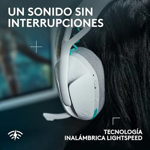 Logitech G ▫️ G321 Lightspeed, Auscultadores sem fios Bluetooth para jogos 4