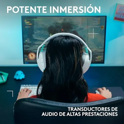 Logitech G ▫️ G321 Lightspeed, Auscultadores sem fios Bluetooth para jogos 6