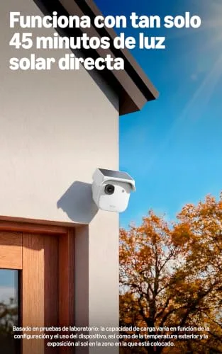 Blink ▫️ Solaris 2K+ (última geração), Câmara de segurança inteligente sem fios, Alimentação por energia solar, Vídeo 2K, Módulo de sincronização, 1 câmara (branca) 4