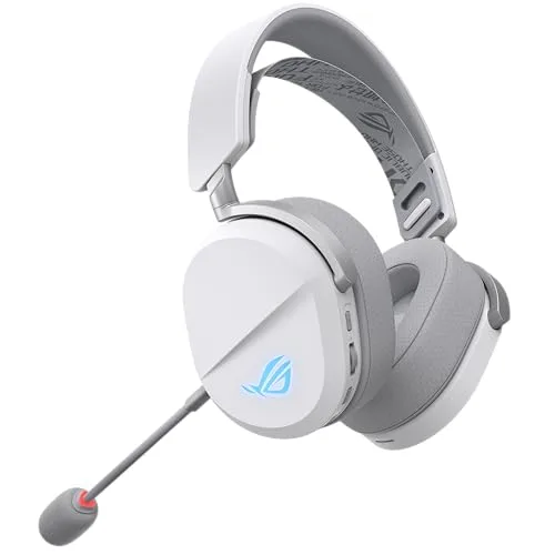 ASUS ▫️ ROG Pelta - Auscultadores sem fios para jogos com três modos - Branco 4