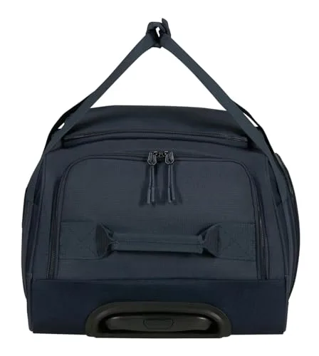American Tourister ▫️ City Racer - Mala de 55 cm/50 L - Rodas, compartimento para sapatos, vários compartimentos - Impermeável, capa inteligente, resistente - Azul (azul-marinho) 4