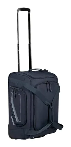 American Tourister ▫️ City Racer - Mala de 55 cm/50 L - Rodas, compartimento para sapatos, vários compartimentos - Impermeável, capa inteligente, resistente - Azul (azul-marinho) 7
