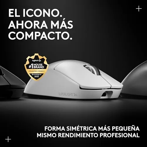 Logitech G ▫️ Pro X Superlight 2c, rato sem fios compacto para jogos 2