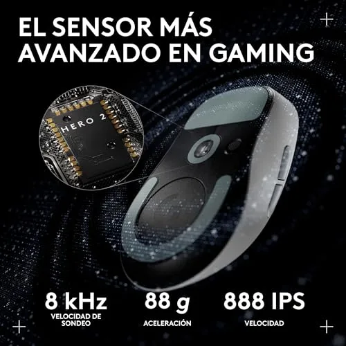 Logitech G ▫️ Pro X Superlight 2c, rato sem fios compacto para jogos 4