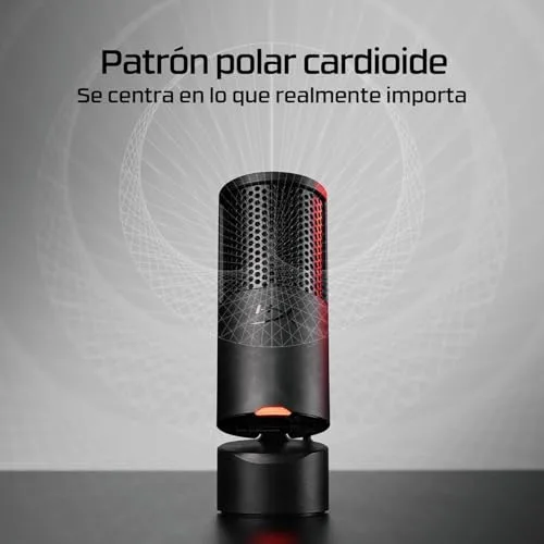 HyperX ▫️ Solocast 2 - Microfone de condensador USB com padrão cardioide, Jogos, Streaming, podcasts, PC, Twitch, YouTube, Discord, Preto 4