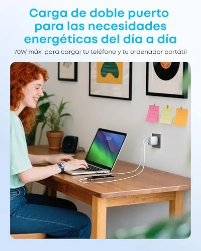 Anker ▫️ Carregador USB-C Zolo de 70 W, adaptador de parede com 4 portas 3