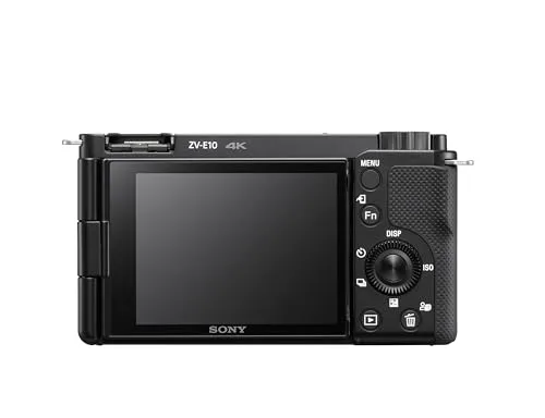 Sony ▫️ Alpha ZV-E10K, câmara vlog APS-C sem espelho com objetivo intercambiável e kit de objetivo com zoom motorizado 16-50 mm f/3,5-5,6 II (24 MP, vídeo 4K, Eye AF em tempo real), ideal para vlogging, cor preta 3
