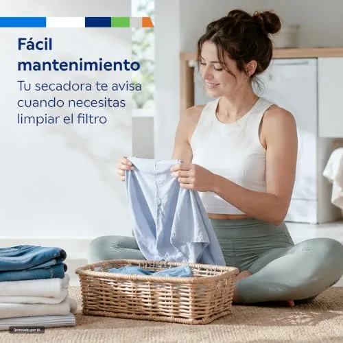 Balay ▫️ Secador com bomba de calor, 9 kg, silencioso, programa rápido, menos engomagem, branco, 3SB3091BR 6