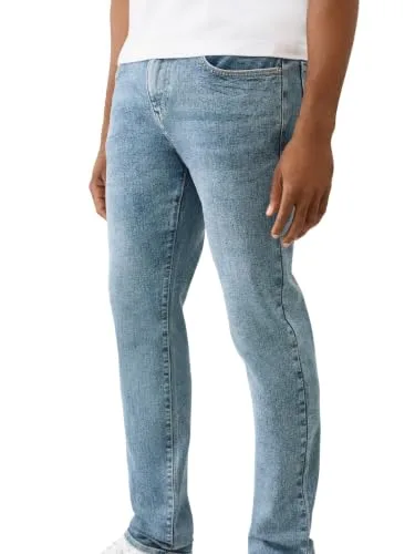 True Religion ▫️ Rocco - Calças de ganga justas de costura simples para homem 3