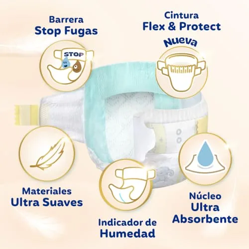 DODOT ▫️ Fraldas Sensitive para bebé, Tamanho 6 (+13 kg), 111 fraldas + 4 calças de oferta, até 12 horas de proteção contra fugas e cuidado da pele, embalagem mensal 4
