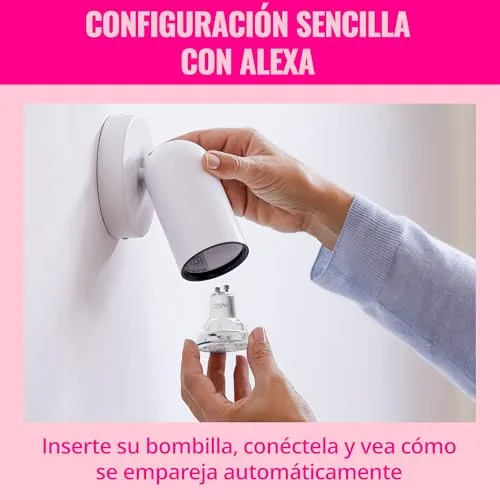WiZ ▫️ Lâmpada LED inteligente de cristal GU10, RGB, equivalente a 50 W, 2200-6500 K, 345 lm, regulável, compatível com Alexa, Google Assistant e Apple Home, 4 unidades. 2