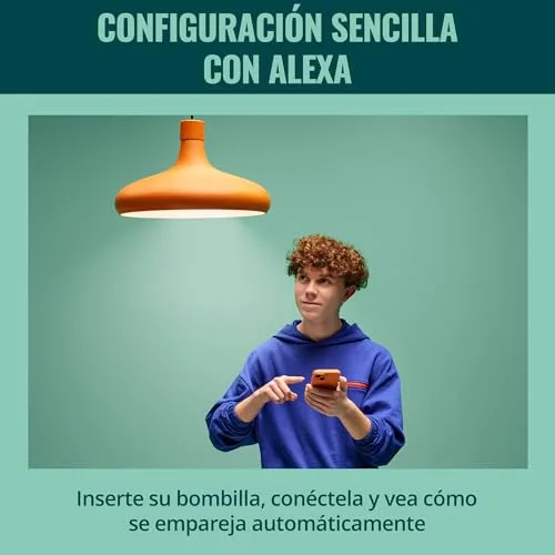 WiZ ▫️ Lâmpada LED Inteligente A60, RGB, E27, equivalente a 60 W, 2200-6500 K, 806 lm, regulável, compatível com Alexa, Google Assistant e Apple Home, embalagem com 4 unidades 2