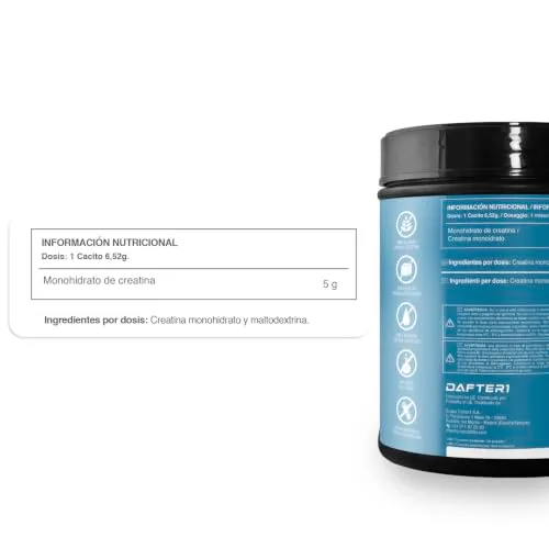 Healthy FUSION ▫️ 100% Creatina Monohidratada, Dose elevada | 5 g de creatina por dose | Promove o crescimento muscular e melhora a resistência física | Elevada solubilidade | 300 g, sem sabor 6