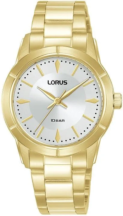 Lorus ▫️ Relógio analógico para mulher com bracelete em aço inoxidável RG230YX9
