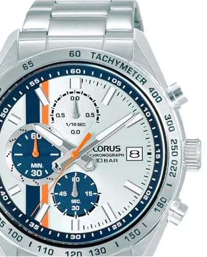 Lorus ▫️ RM399JX9 - Relógio analógico para homem com bracelete em aço inoxidável 3