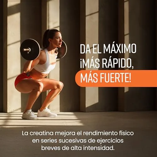VitaBright ▫️ Creatina Monohidratada em Pó Micronizado | Saco de 400 g | 114 Doses | Creatina Monohidratada em Pó Ultrafino de 200 Mesh de Fácil Dissolução (Não em Gomas) | Vegana | Creatine 5