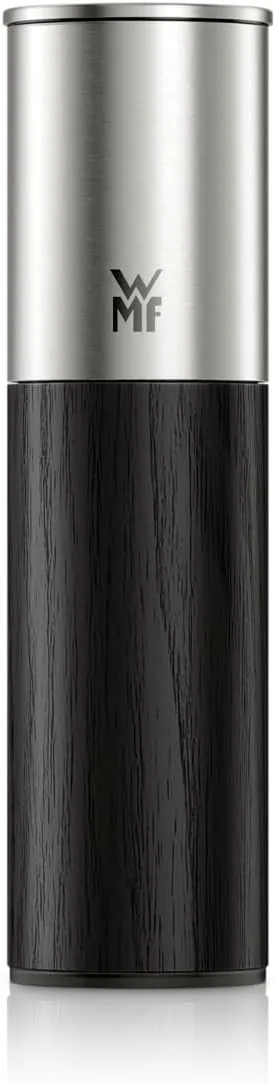 WMF ▫️ Ceramill Nature - Moedor de especiarias (mecanismo em cerâmica, grau de moagem ajustável, fácil de encher, para sal e pimenta, tampa protetora, cor preta)
