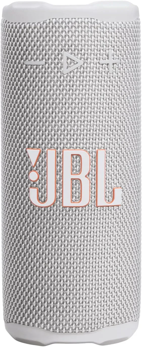 JBL ▫️ Grip, Altifalante Bluetooth Compacto, Branco | Som Pro, AI Sound Boost, Resistência à água IP68, Luz ambiente, Autonomia de 14 h, Auracast, Aplicação Portable