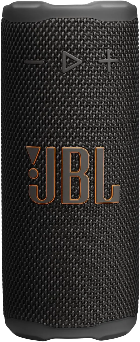 JBL ▫️ Grip, coluna Bluetooth compacta, som Pro, AI Sound Boost, IP68 à prova de água, luz ambiente, bateria com autonomia de 14 horas, ligação Auracast para vários altifalantes, aplicação Portable, preto