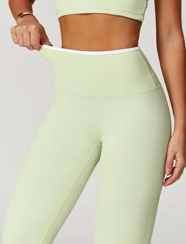 IDOPIP ▫️ Conjunto desportivo de duas peças para mulher, para fitness: top com decote halter, roupa de verão com acolchoamento e leggings de cintura alta, conjunto de ginásio com alça traseira para ioga, pilates e 3