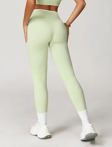 IDOPIP ▫️ Conjunto desportivo de duas peças para mulher, para fitness: top com decote halter, roupa de verão com acolchoamento e leggings de cintura alta, conjunto de ginásio com alça traseira para ioga, pilates e 4