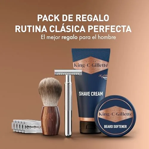 King C. Gillette ▫️ Kit de Barbear para Homem – Rotina Clássica Perfeita 2