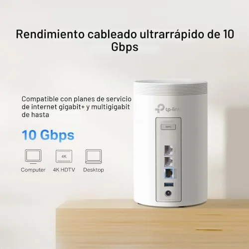 TP-Link ▫️ Deco BE68 (conjunto de 3) - Sistema Mesh Wi-Fi 7, BE14000, tri-banda, 700 m² 7