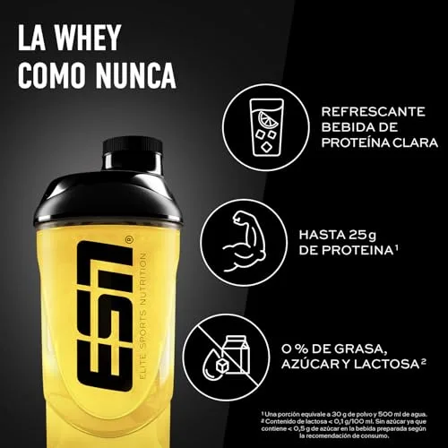 ESN ▫️ ISOCLEAR Proteína Isolada de Soro de Leite em Pó, Chá gelado com limão, 1000 g 2
