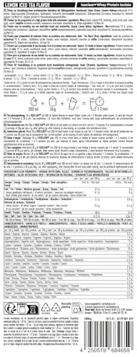 ESN ▫️ ISOCLEAR Proteína Isolada de Soro de Leite em Pó, Chá gelado com limão, 1000 g 4