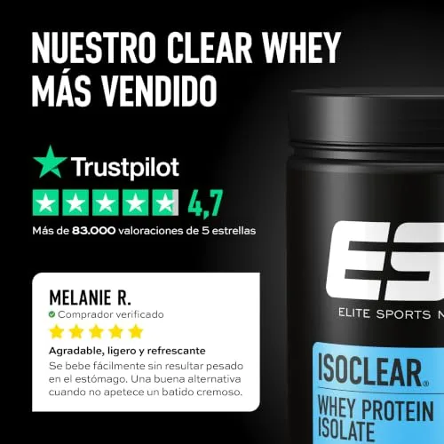 ESN ▫️ ISOCLEAR Proteína Isolada de Soro de Leite em Pó, Chá gelado com limão, 1000 g 5