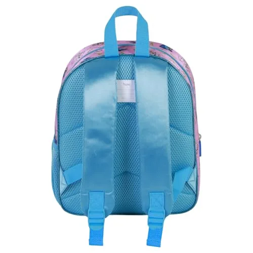 Disney ▫️ Mochila 3D Elite «Lilo e Stitch Surprise», Azul, 25 x 30 cm, Capacidade 7 L 3