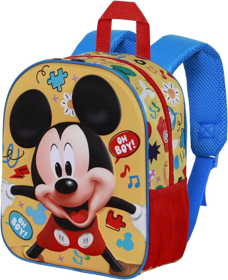 Disney ▫️ Mochila 25 x 30 cm Mochila 3D Elite Unissexo para crianças