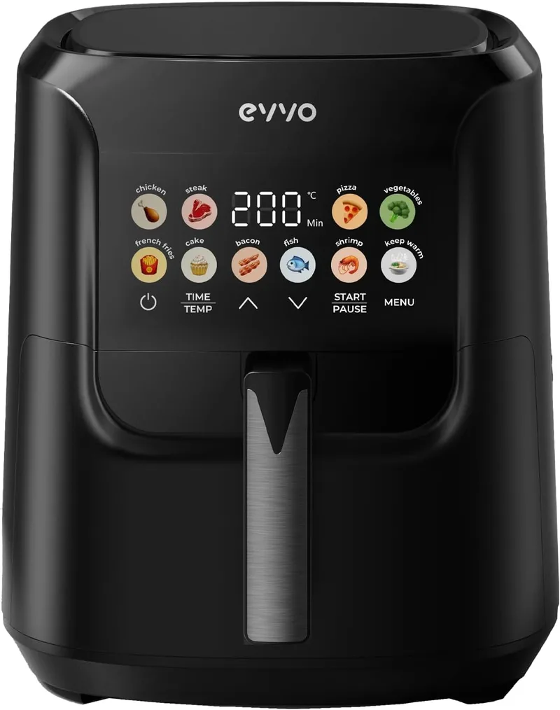 EVVO ▫️ Fritadeira sem óleo Tasty Fryer Advance 6 L, 1500 W