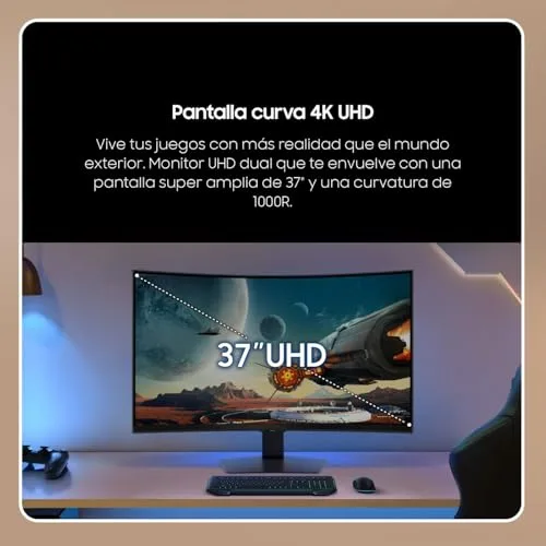 Samsung ▫️ Monitor de jogos Odyssey G7 G75F de 37" com 165 Hz e FreeSync Premium Pro 2