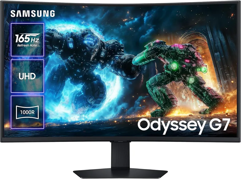 Samsung ▫️ Monitor de jogos Odyssey G7 G75F de 37" com 165 Hz e FreeSync Premium Pro