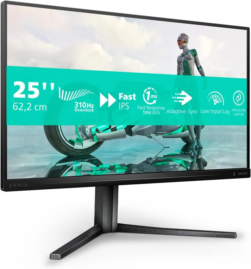Philips ▫️ Monitor 24B2U3301D Monitor de 24 polegadas WUXGA, 100 Hz, IPS, 4 ms GtG, sincronização adaptativa, ajustável em altura, altifalantes (1920x1200, 1x HDMI 1.4, 1x DP, USB-Hub), preto