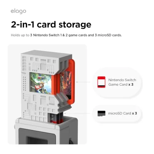 elago ▫️ Estojo para Cartuchos da Nintendo Switch 2 3