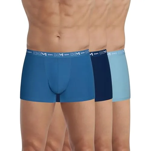 Dim ▫️ Conjunto de 3 boxers com cintura em cor contrastante para homem x3 2