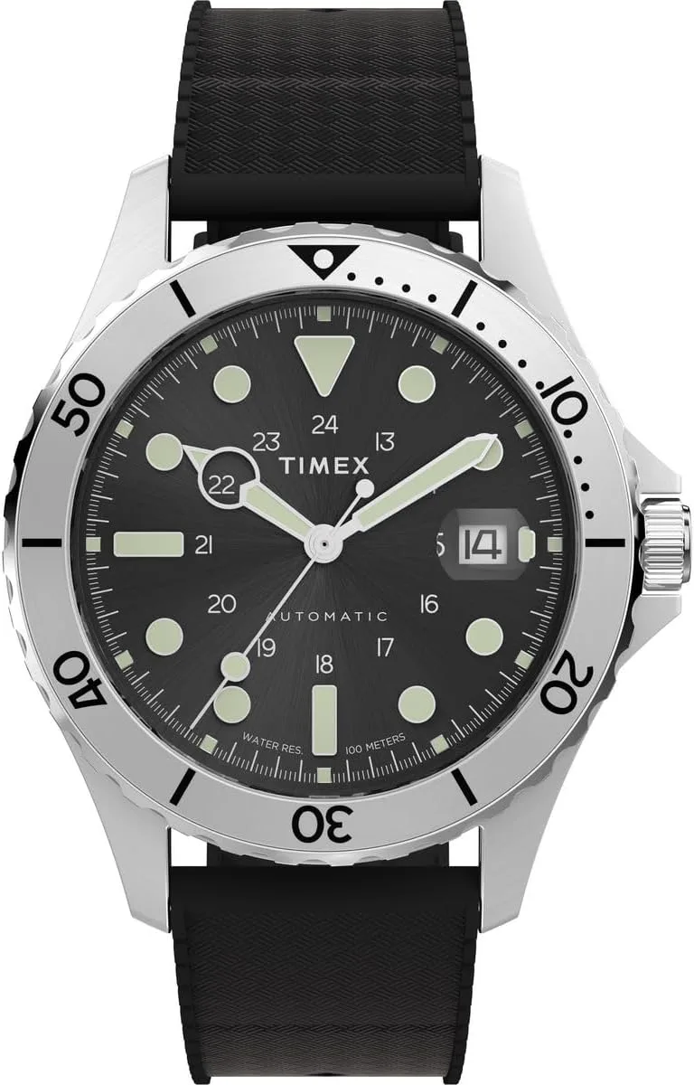 Timex ▫️ Relógio analógico automático para homem Navi