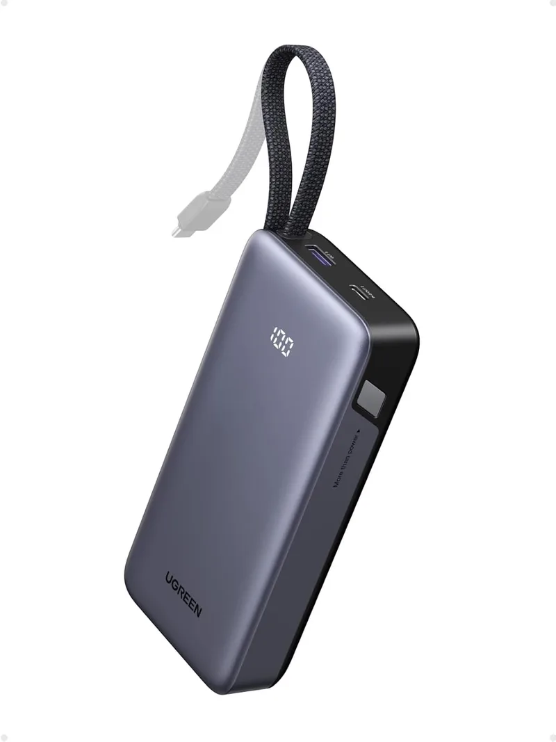 UGREEN ▫️ Nexode 55 W Power Bank 20 000 mAh Bateria Externa Carregamento Rápido PD 45 W