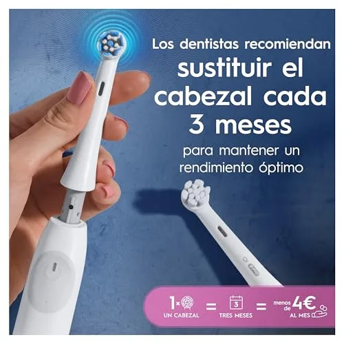 Oral-B ▫️ iO Gentle Care - Cabeças de escova de substituição originais, brancas, embalagem de 10 3