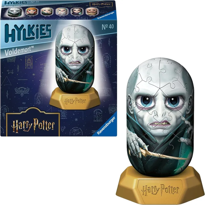Ravensburger ▫️ Hylkies: Figuras colecionáveis de Harry Potter para montares tu mesmo - Figura n.º 40 - Voldemort - Monta, apaixona-te, coleciona: Minifiguras para os fãs de Hogwarts