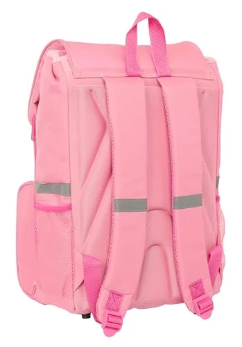 Safta ▫️ PRINCESAS - Mochila infantil, expansível, fácil de limpar, ideal para crianças de várias idades, confortável e versátil, de qualidade e resistente, 28,5 x 15 x 41 cm 2