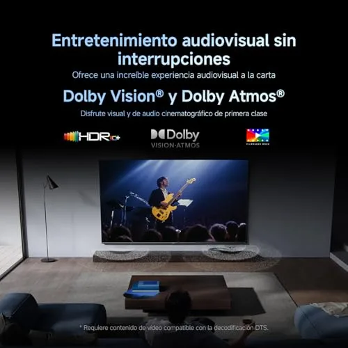 XIAOMI ▫️ TV S Pro Mini LED 75, Smart TV, Dolby Vision, Dolby Atmos, 4K QLED, 144 Hz, Google TV, HDR 10+, Sintonizador triplo, DVB-T2, MEMC, DTS-X, Harman AudioEFX,Prime Video, Assistente Google, AirPlay 2 6